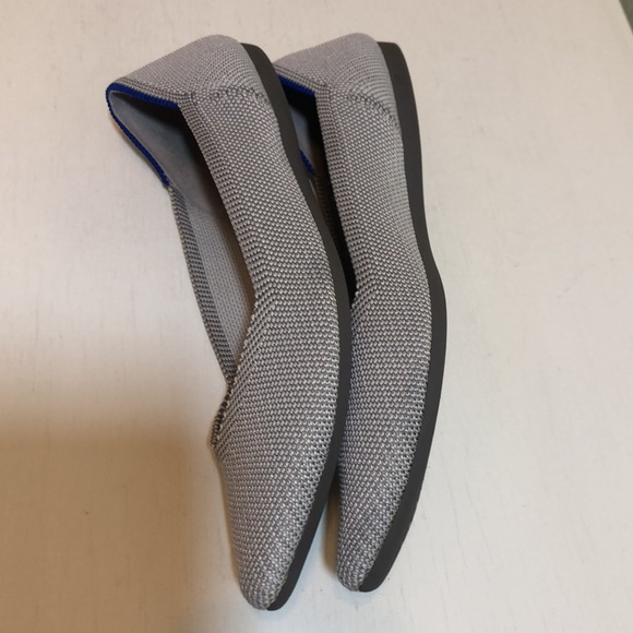 Rothy’s  Flats Beige Point  Slips-On Shoes Size 7W - Picture 6 of 12